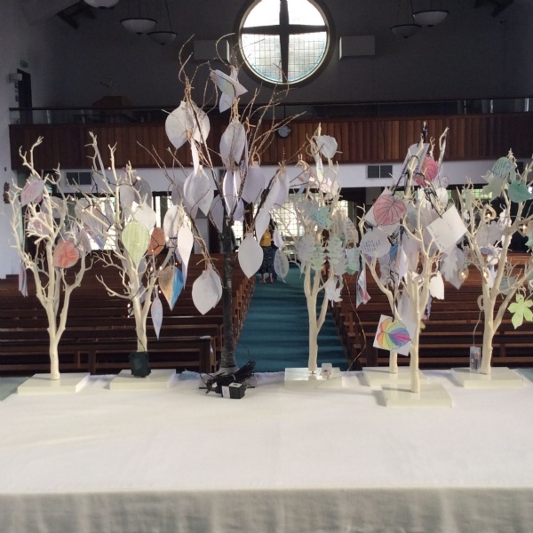 Our class prayer trees: